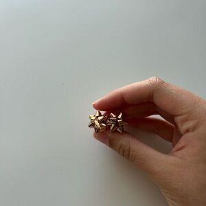 Kate Spade rose gold bow earrings